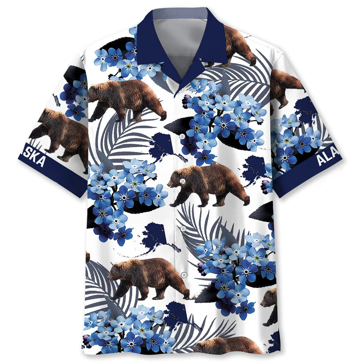 Alaska State Proud Shirt - XL - hawaiian shirt