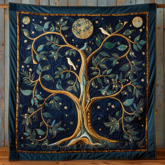 Nature's Canopy Quilted Blanket - Throw (55" x 60")