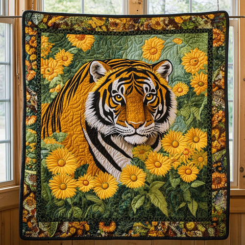 Amber Gaze Quilt Blanket