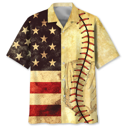 America Baseball Hawaiian Shirt