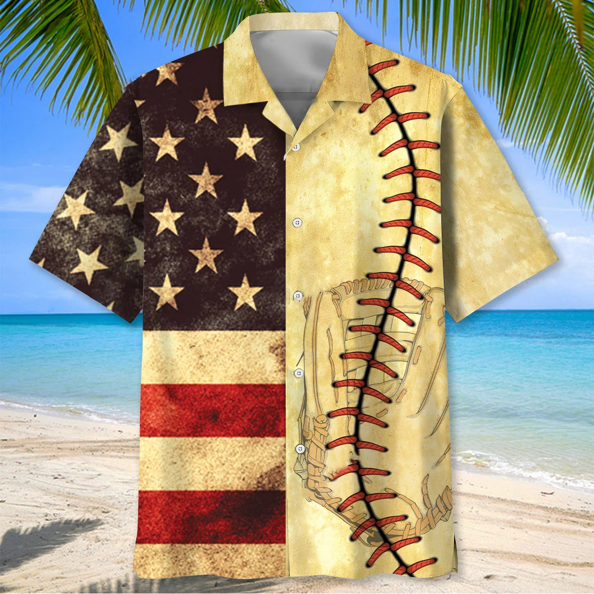America Baseball Hawaiian Shirt