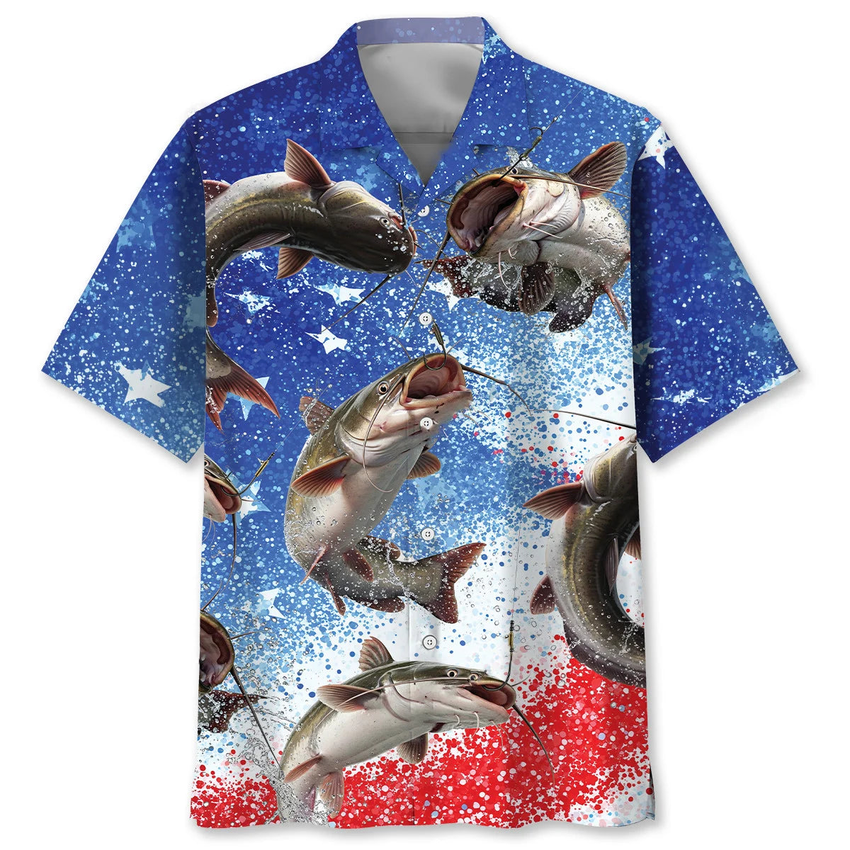 America Catfish Fish Hawaiian Shirt