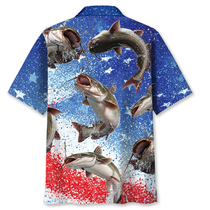 America Catfish Fish Hawaiian Shirt