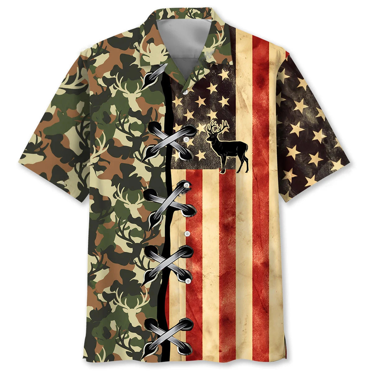 America Deer Hunter Hawaiian Shirt