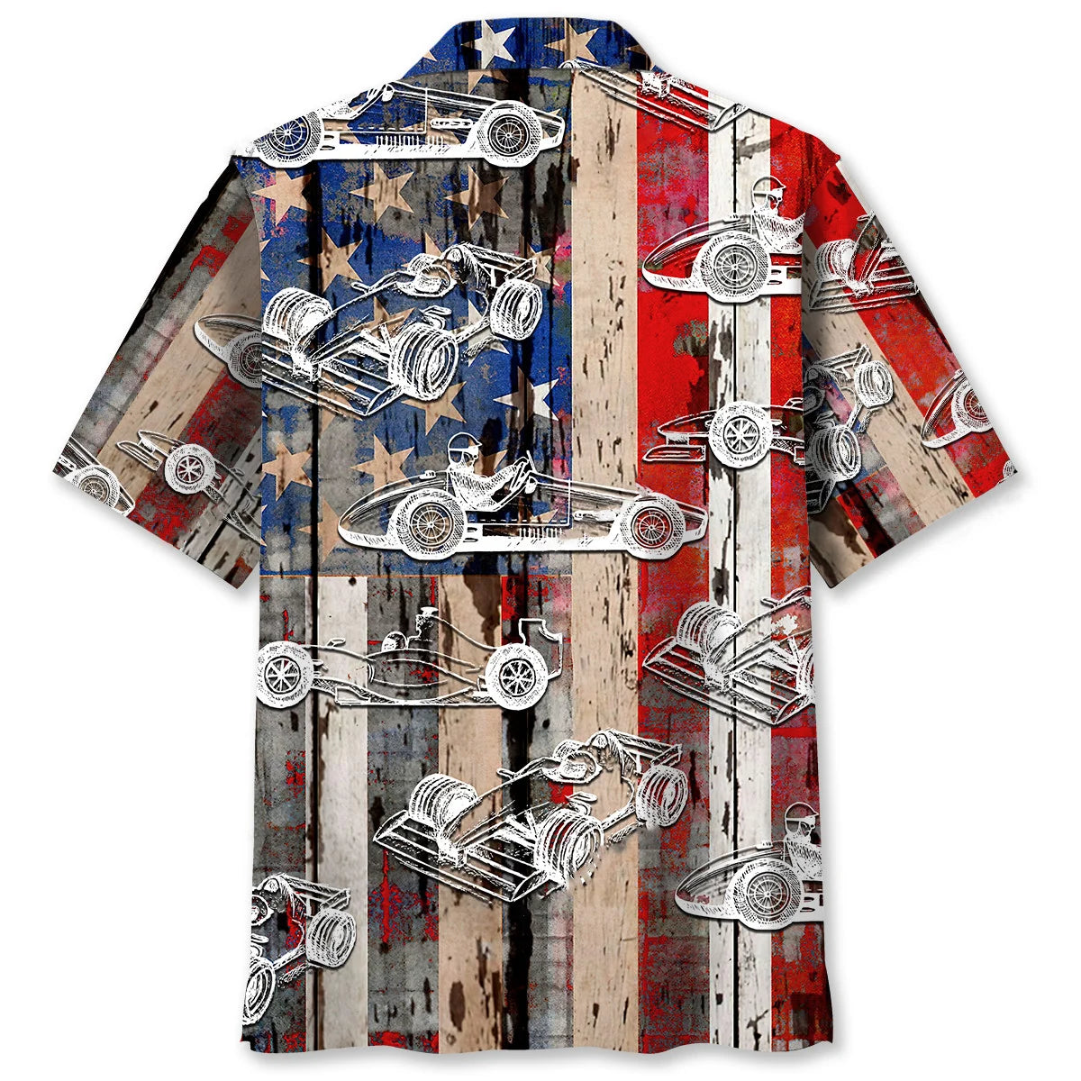America F1 Racing Hawaiian Shirt