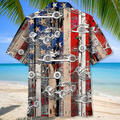 America F1 Racing Hawaiian Shirt