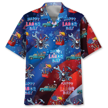 America Happy Labor Day Hawaiian Shirt