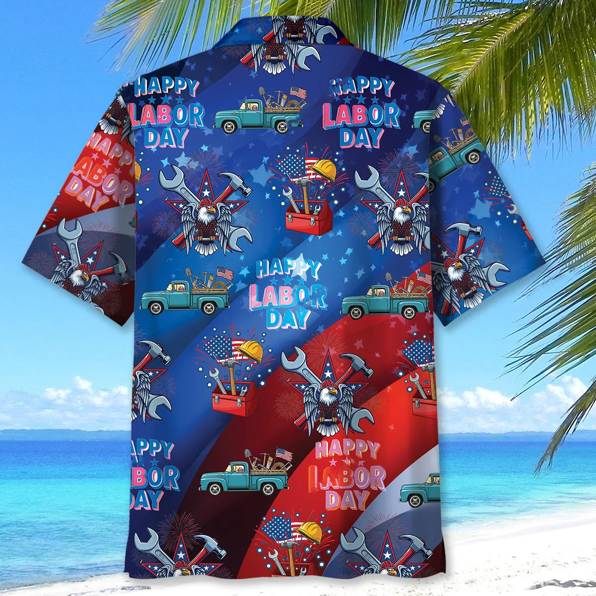 America Happy Labor Day Hawaiian Shirt