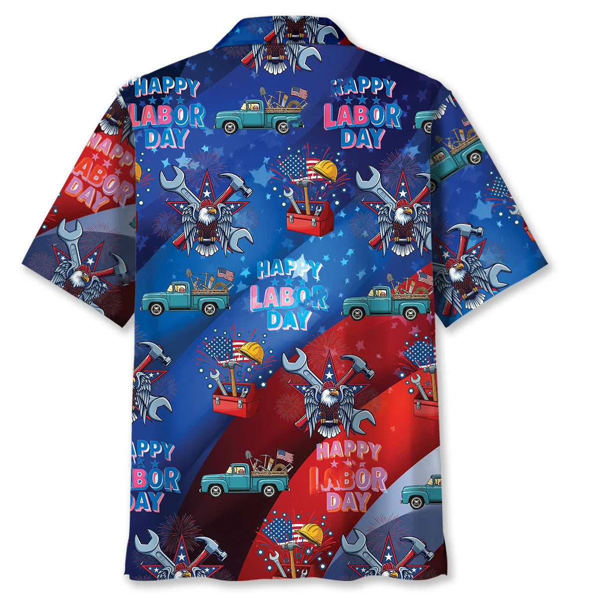 America Happy Labor Day Hawaiian Shirt