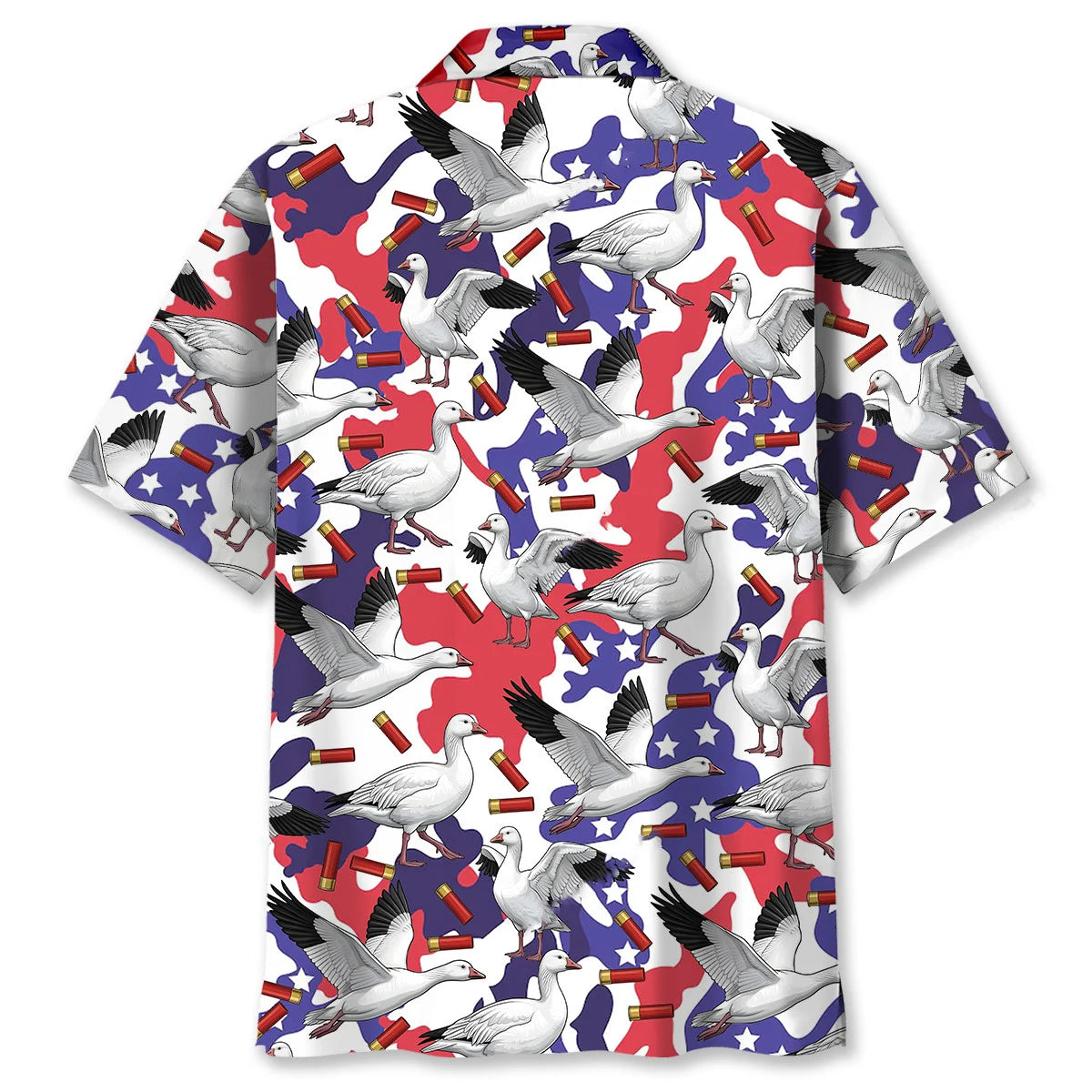 America Ross Goose Hunting Hawaiian Shirt - XL - hawaiian shirt