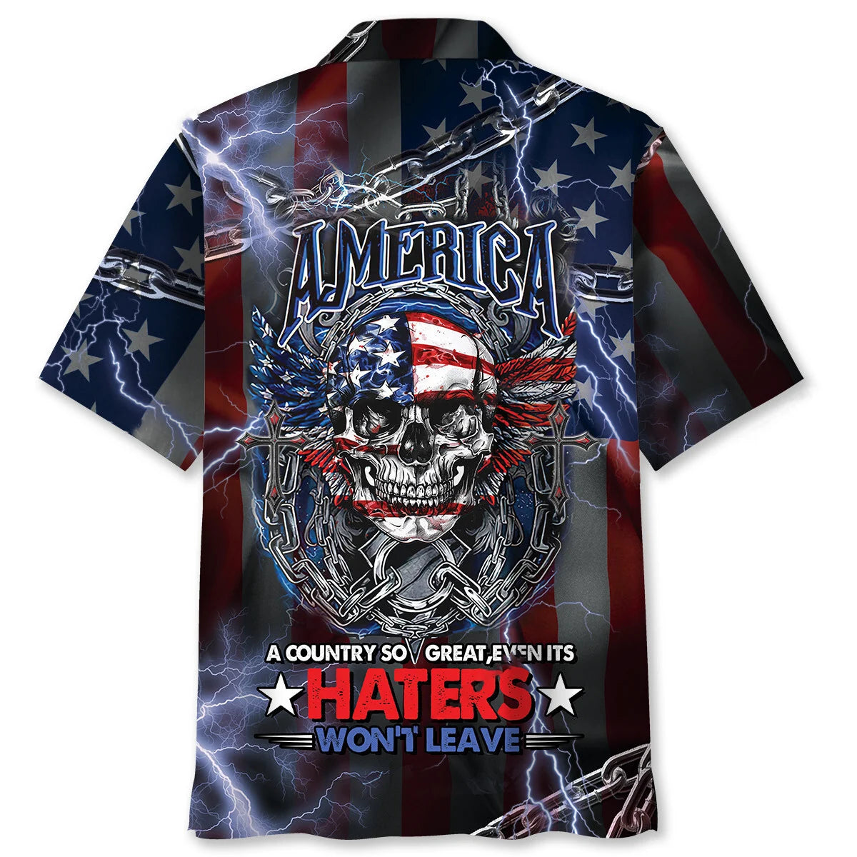 America the Great Country Hawaiian Shirt - S - hawaiian shirt