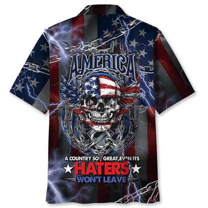America the Great Country Hawaiian Shirt - S - hawaiian shirt