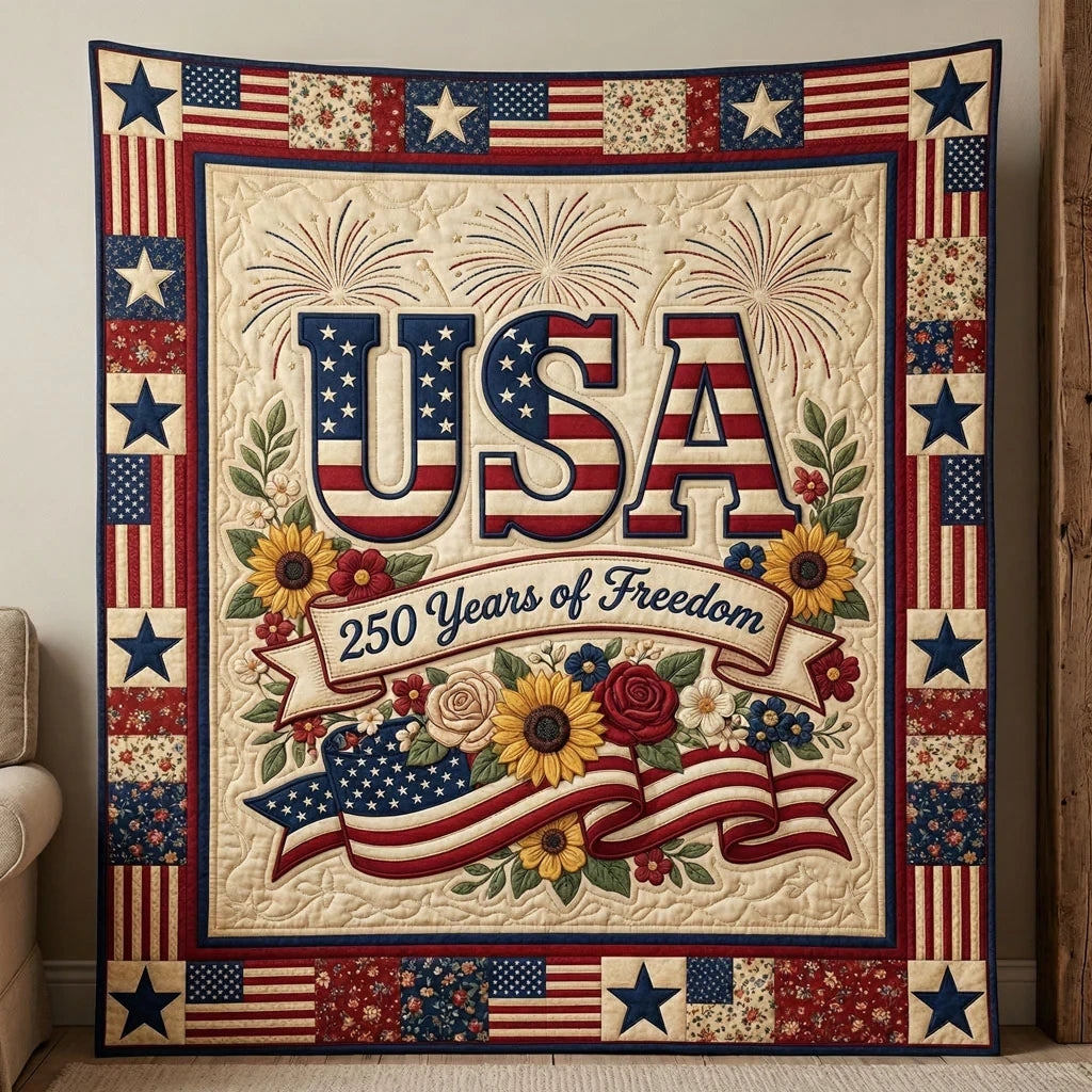 American Celebration Quilt Blanket