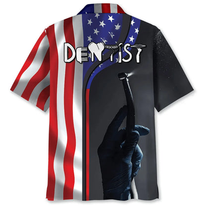 American Dentist Proud Hawaiian Shirt - M - hawaiian shirt
