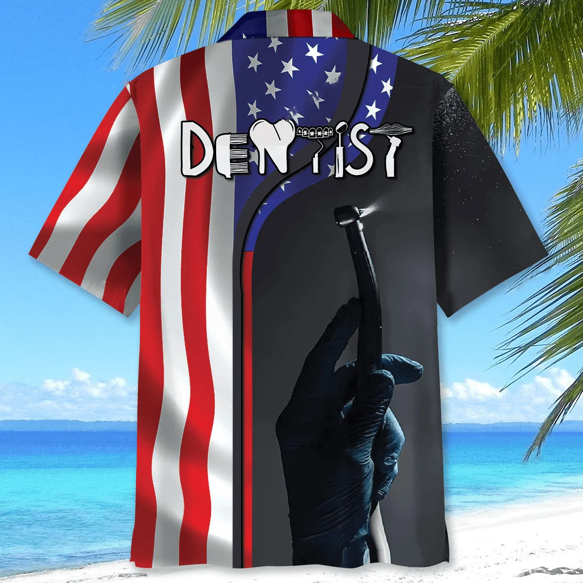 American Dentist Proud Hawaiian Shirt - L - hawaiian shirt