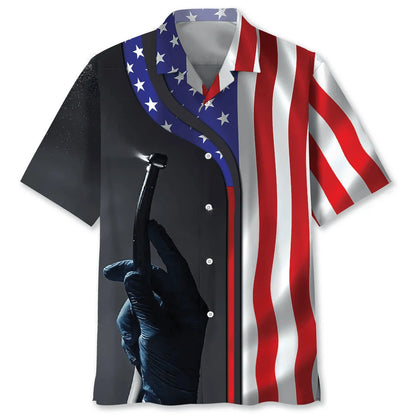 American Dentist Proud Hawaiian Shirt - XL - hawaiian shirt