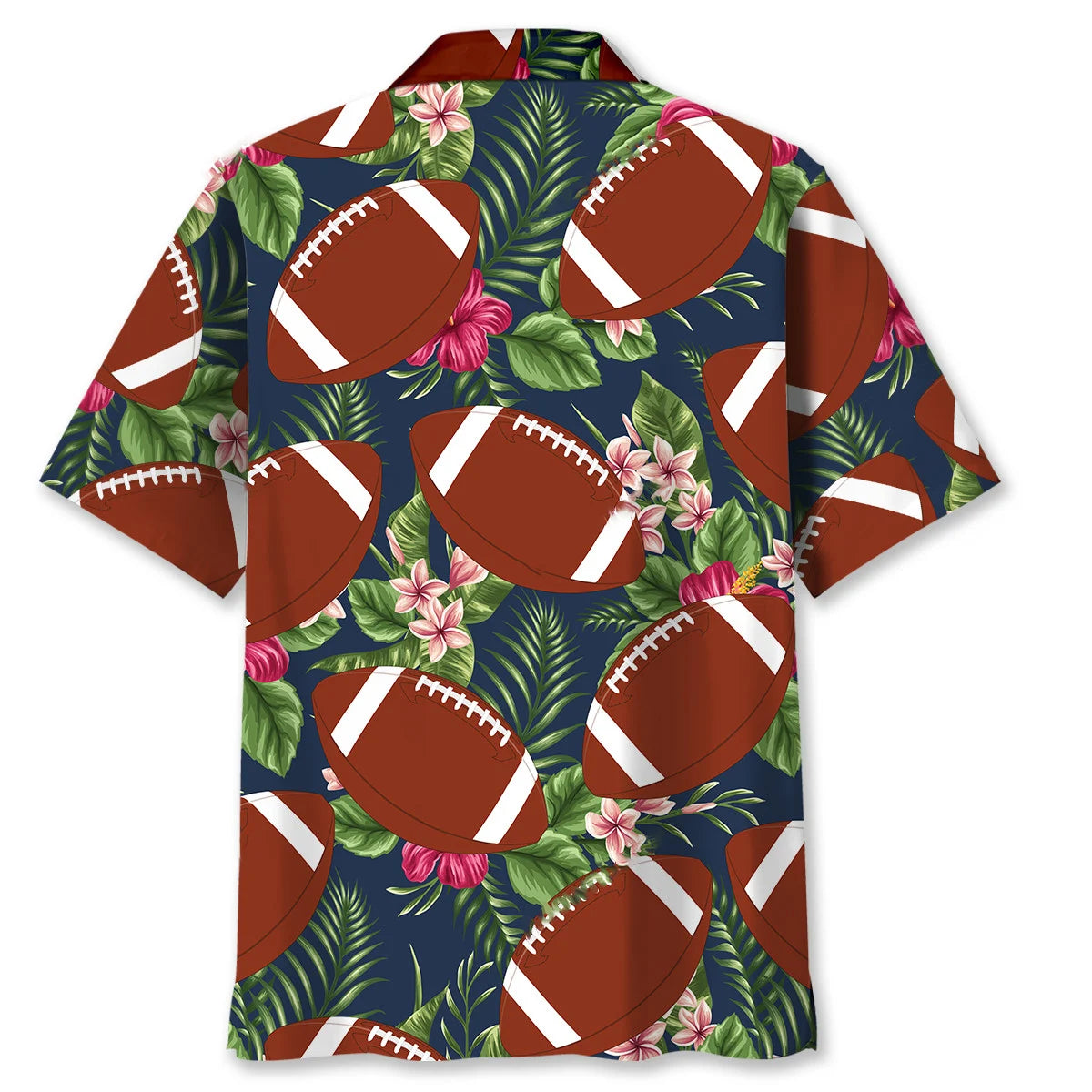 American Football Hawaiian Shirt - L - hawaiian shirt
