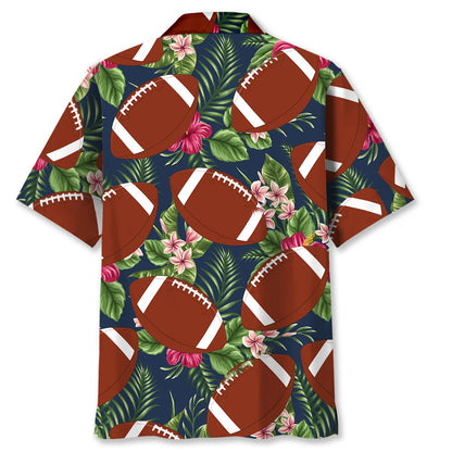 American Football Hawaiian Shirt - L - hawaiian shirt