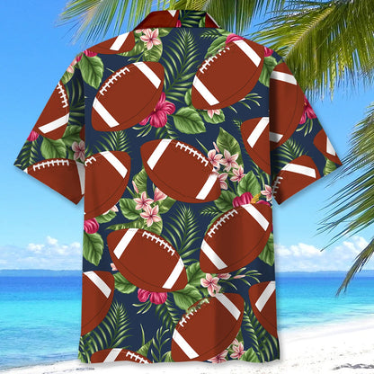 American Football Hawaiian Shirt - XL - hawaiian shirt