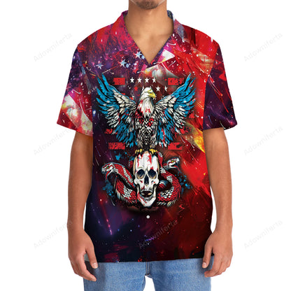 American Freedom Hawaiian Shirt - XL - hawaiian shirt