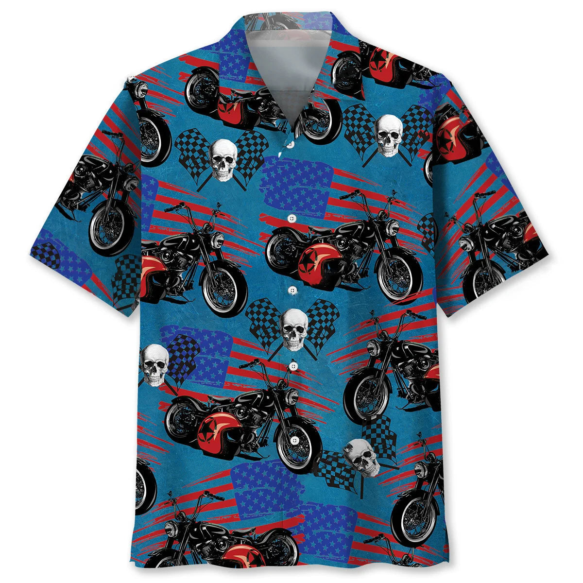 American Motorcycle Hawaiian Shirt