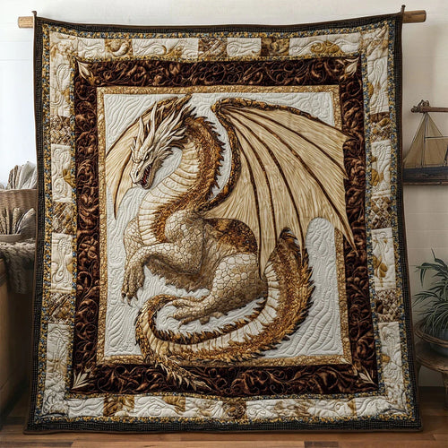 Ancient Dragon Quilt Blanket