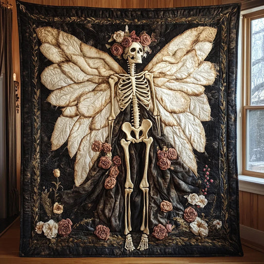 Angel Of Decay Quilt Blanket