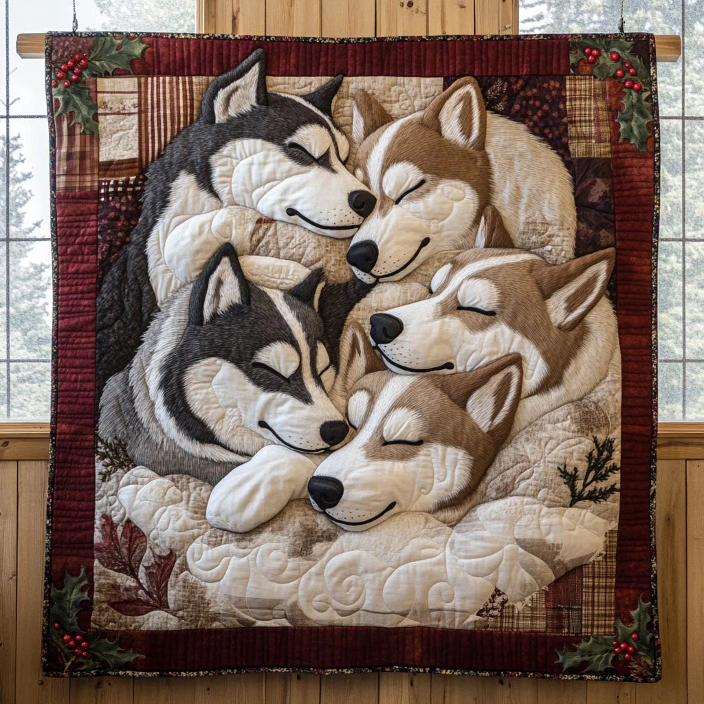 Arctic Whispers Quilt Blanket