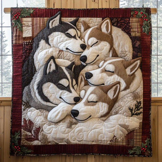 Arctic Whispers Quilt Blanket