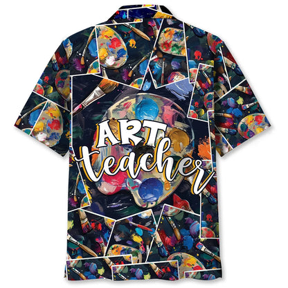 Art Teacher Hawaiian Shirt