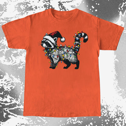 Funny Christmas Raccoon Lights, funny meme tee gift (view 6)