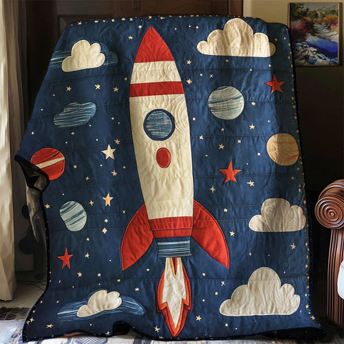 Astronaut Quilt Blanket