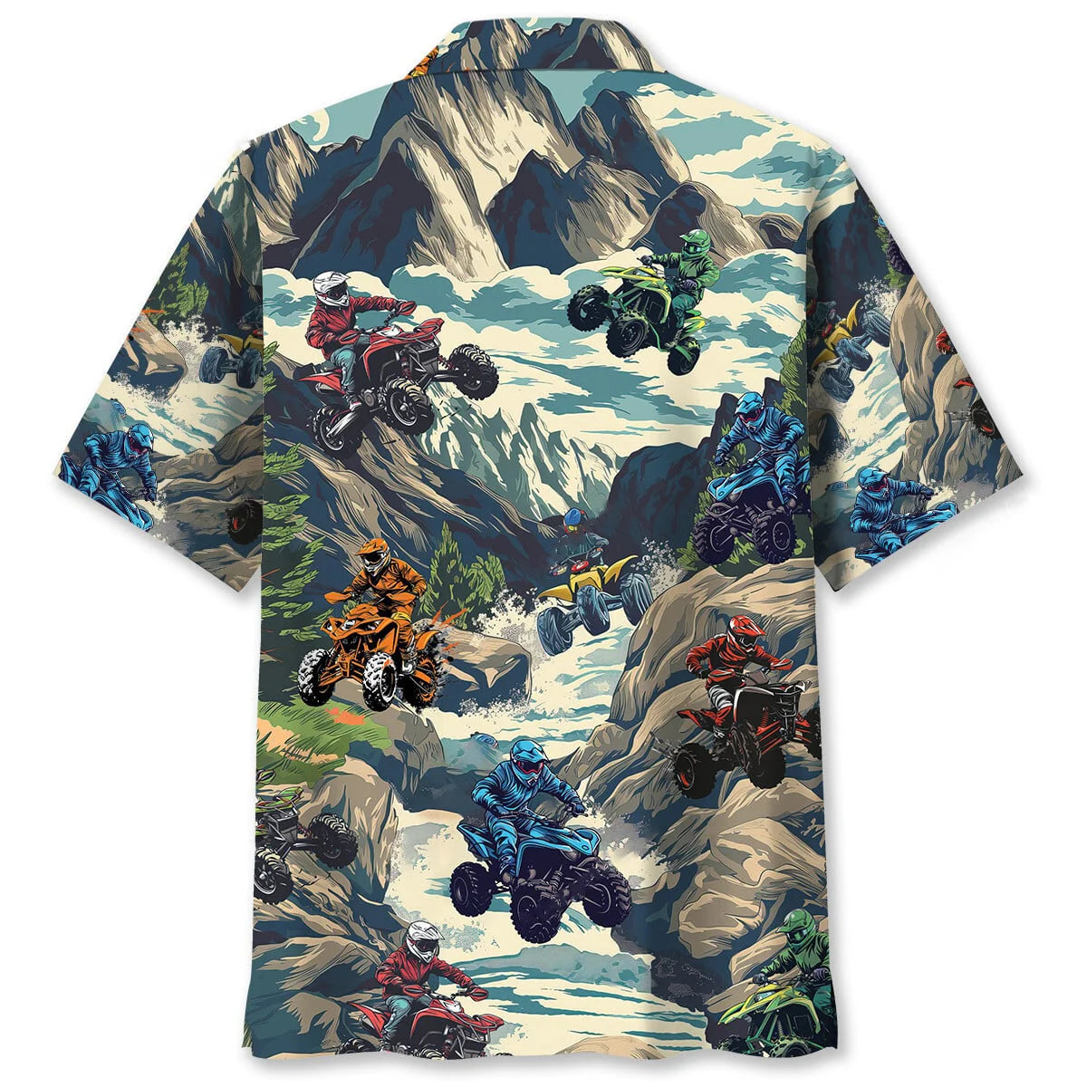 Atv Motocross Rocky Mountain Hawaiian Shirt
