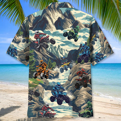Atv Motocross Rocky Mountain Hawaiian Shirt