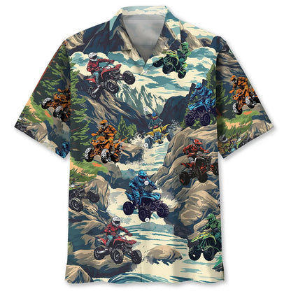 Atv Motocross Rocky Mountain Hawaiian Shirt