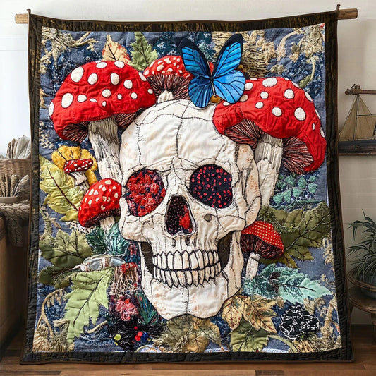 Aurora Skull Quilt Blanket