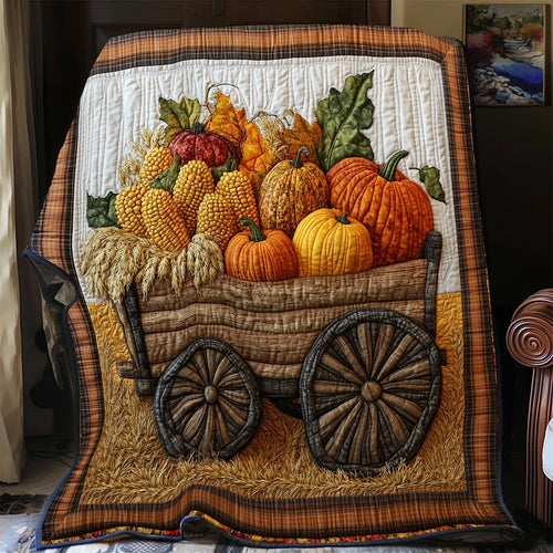 Autumn Bounty Ride Quilt Blanket