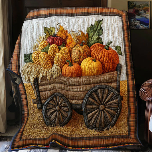 Autumn Bounty Ride Quilt Blanket