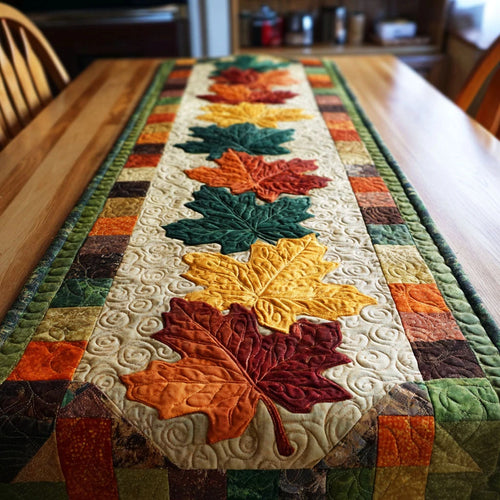 Autumn Breeze Quilted Table Runner