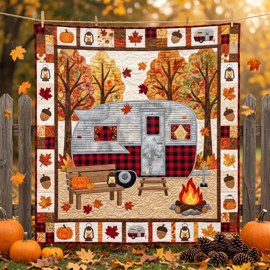 Autumn Camper Quilt Blanket
