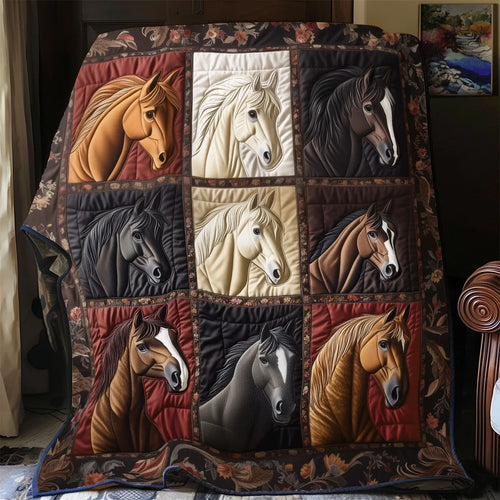 Autumn Gallop Quilt Blanket