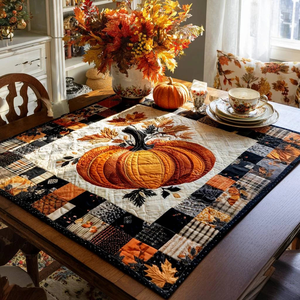 Autumn Quilted Table Topper