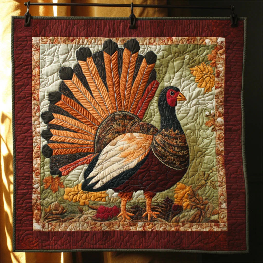 Autumn's Herald Quilt Blanket
