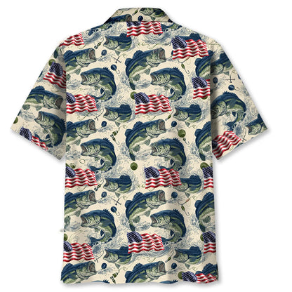 Awesome Bass Fishing Hawaiian Shirt