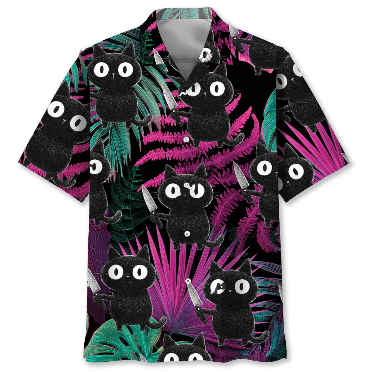 Awesome Cat Hawaiian Shirt