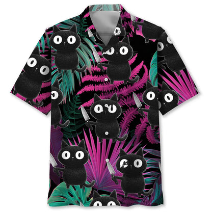 Awesome Cat Hawaiian Shirt
