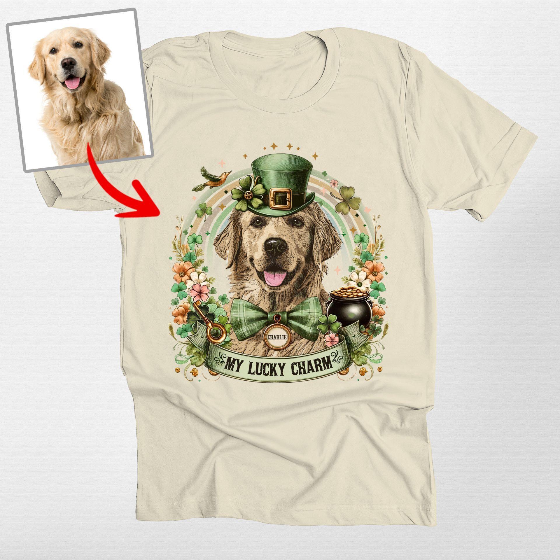 Awesome Custom Dog Portrait Unisex T-Shirt for St, custom pet portrait gift for pet lovers (view 6)