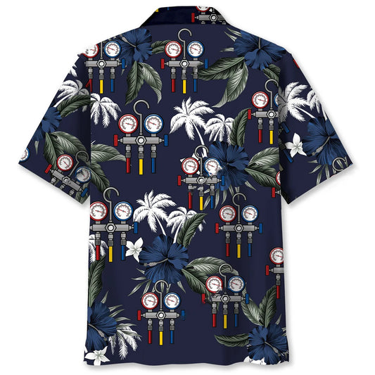 Awesome Hvac Tech Hawaiian Shirt