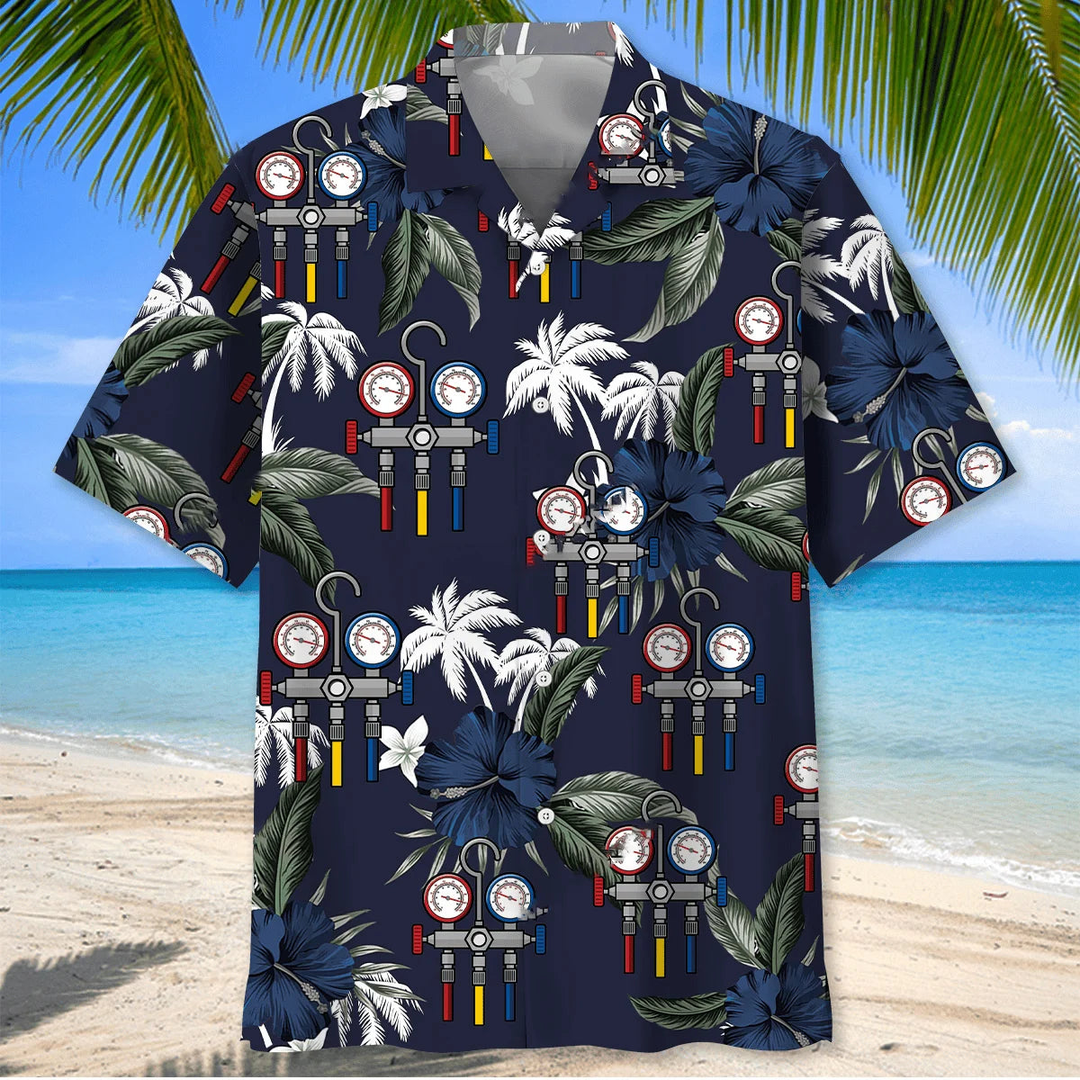 Awesome Hvac Tech Hawaiian Shirt