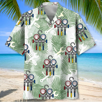 Awesome Hvac Techician Tropical Hawaiian Shirt